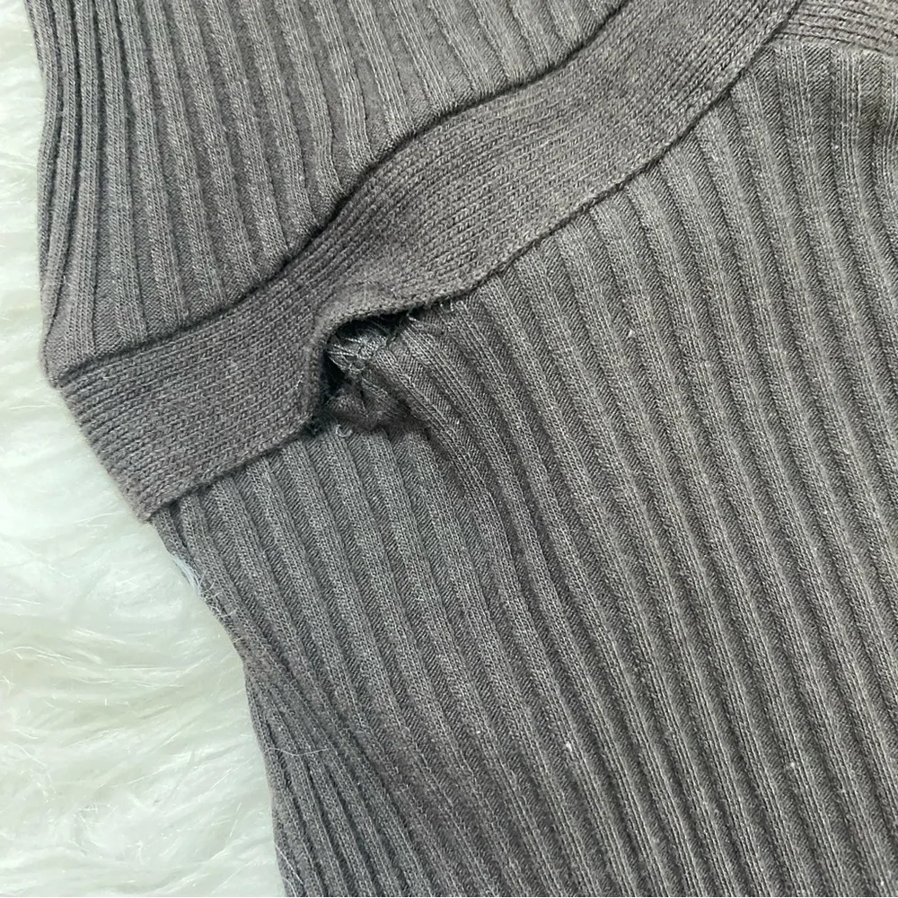 ZAR Brown One-Shoulder Ribbed Midi Dress - Picture 4 of 4